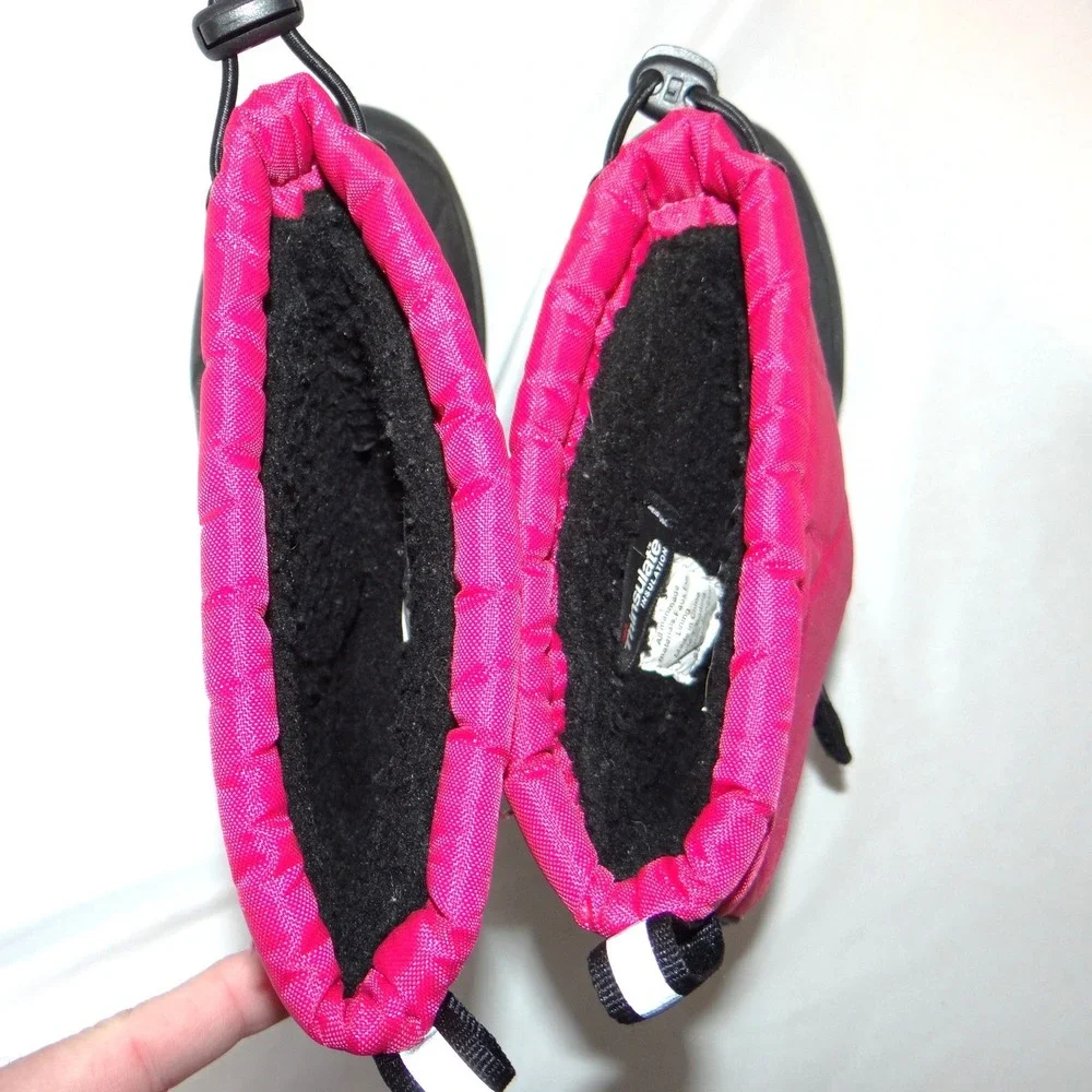Northside Kids Pink Black Thinsulate Insulated Winter Snow Boots Size 3‎